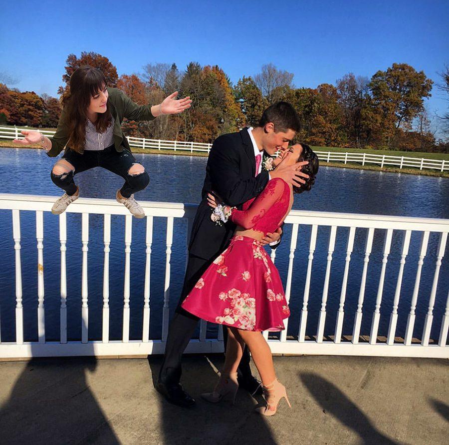 Junior couple Shayne Zappi and Jenny Painter before snowball being couple goals, and then me wondering how they do it. 