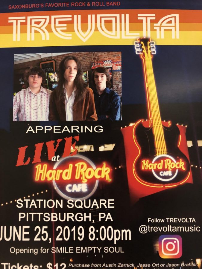 Jesse (center) and the band will be playing at Hard Rock Cafe June 25th, at 8:00 pm. 