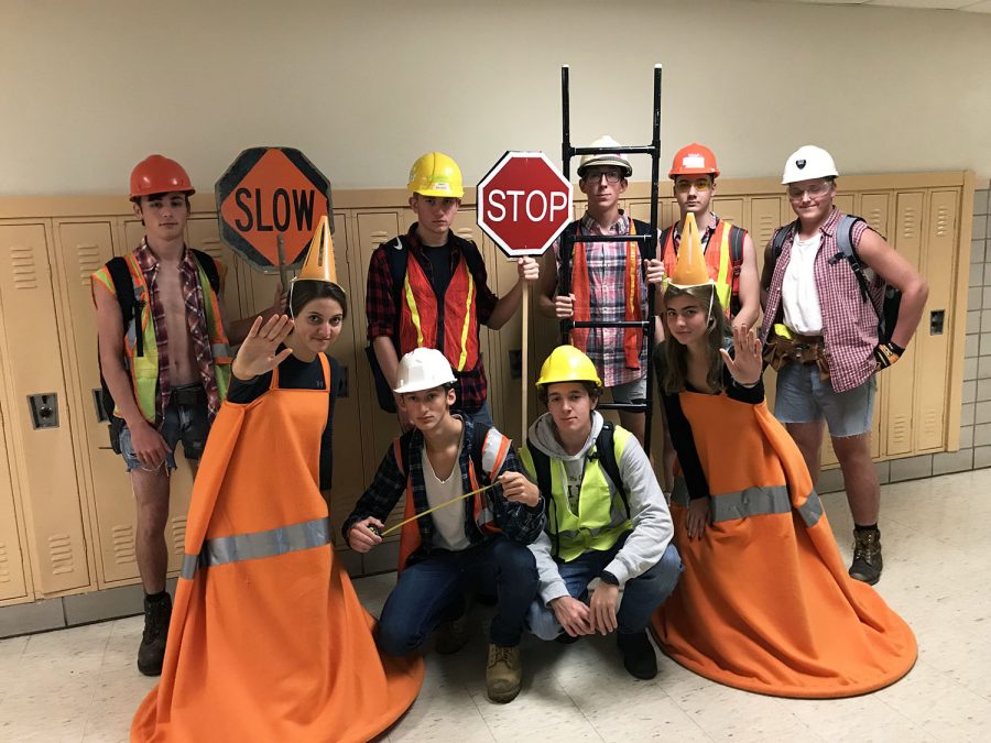 group of construction workers